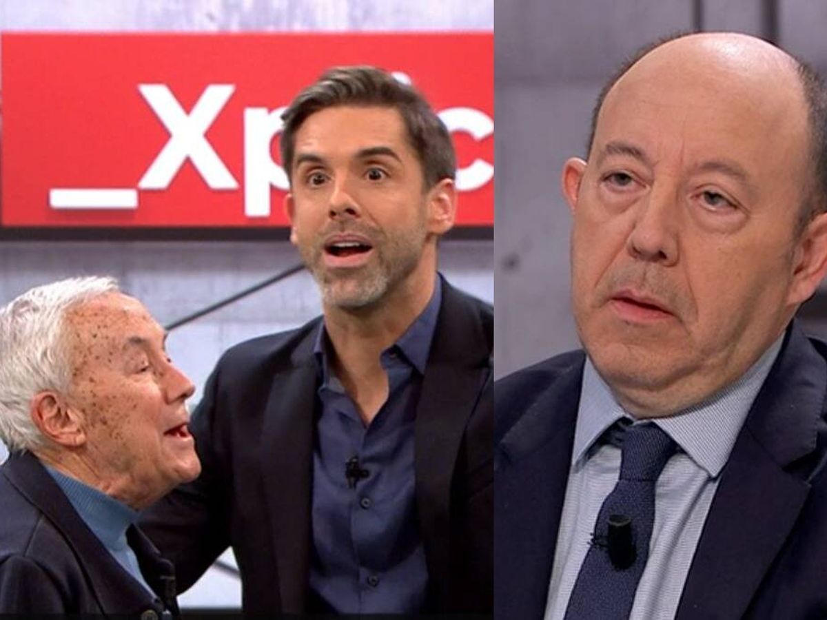 Foto: José Yélamo, Antonio Jiménez y Gonzalo Bernardos en 'La Sexta Xplica'. (Atresmedia)