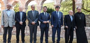 Post de Puigdemont quiere convertir a Aragonès en el presidente interino de la Generalitat