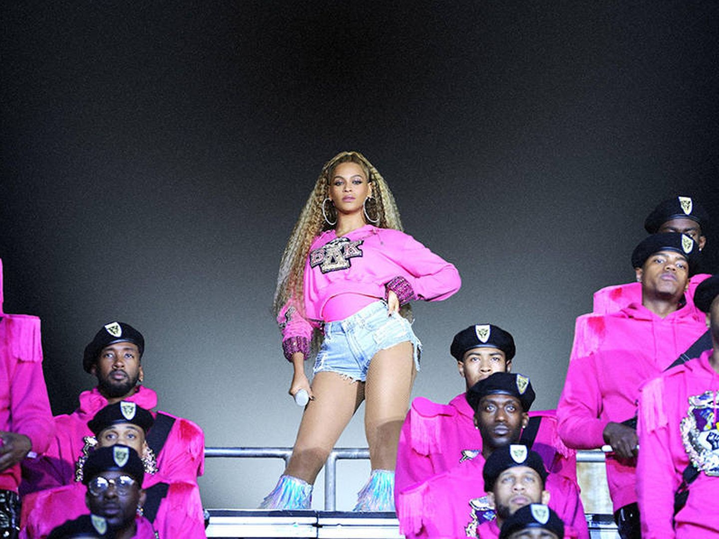 La cantante estadounidense Beyoncé en una escena de 'Homecoming'. (EFE/Netflix) 
