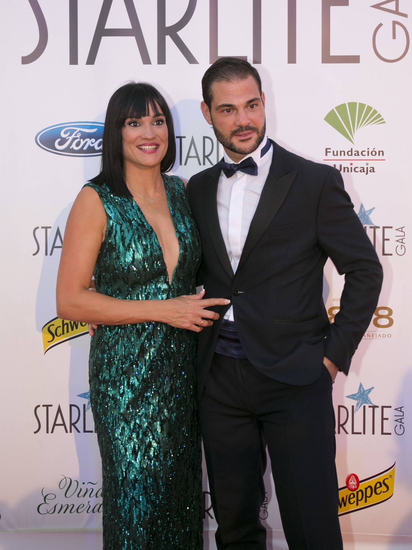 Irene Villa y Juan Pablo Lauro, este verano en la gala Starlite de Marbella. (Getty)