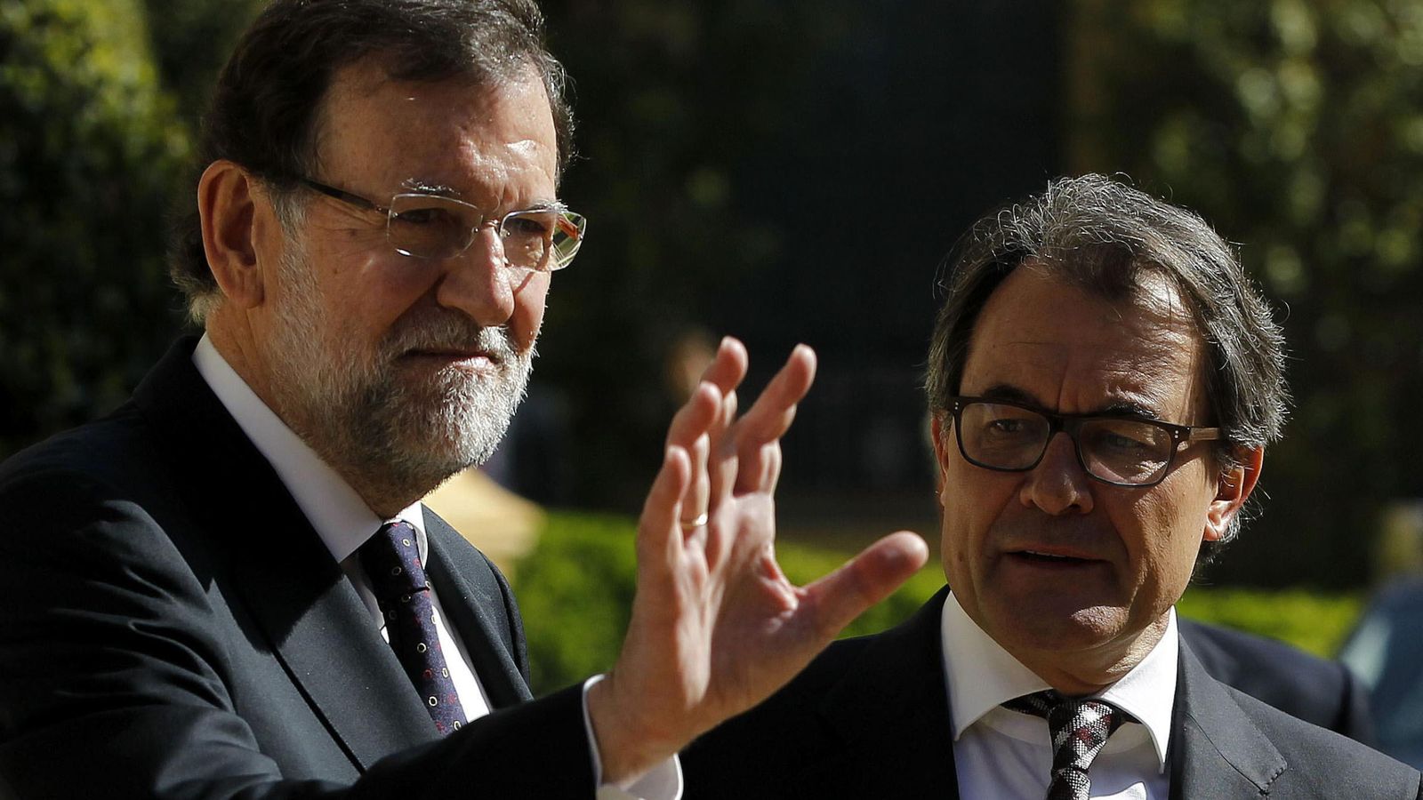 Foto: El presidente del Gobierno, Mariano Rajoy, y el presidente de la Generalitat, Artur Mas. (Efe)