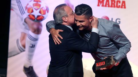 El beso de Florentino Pérez a Cristiano Ronaldo y la pena de haberse ido de Madrid
