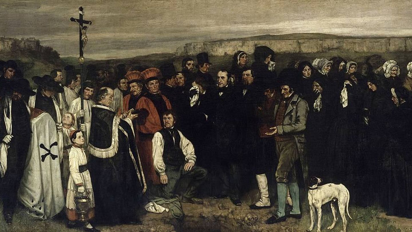 Gustave Courbet - 'Entierro en Ornans' (1849)