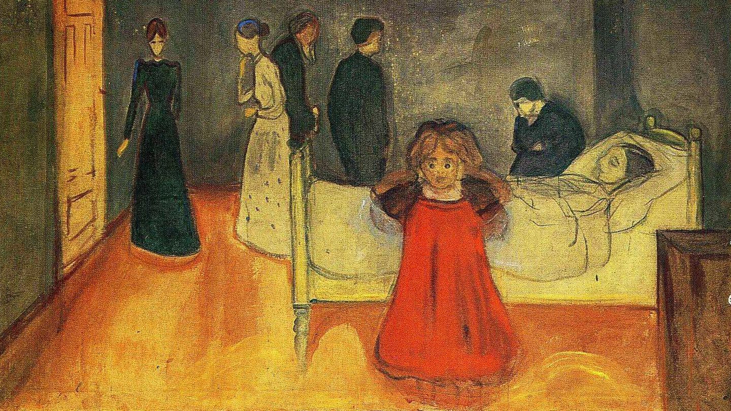 'La madre muerta' de Edvard Munch.