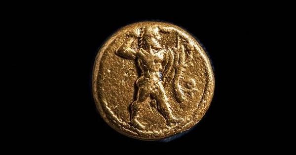 Foto: Una de las monedas encontradas. (Ministerio de Antigüedades de Egipto y The Hilti Foundation)
