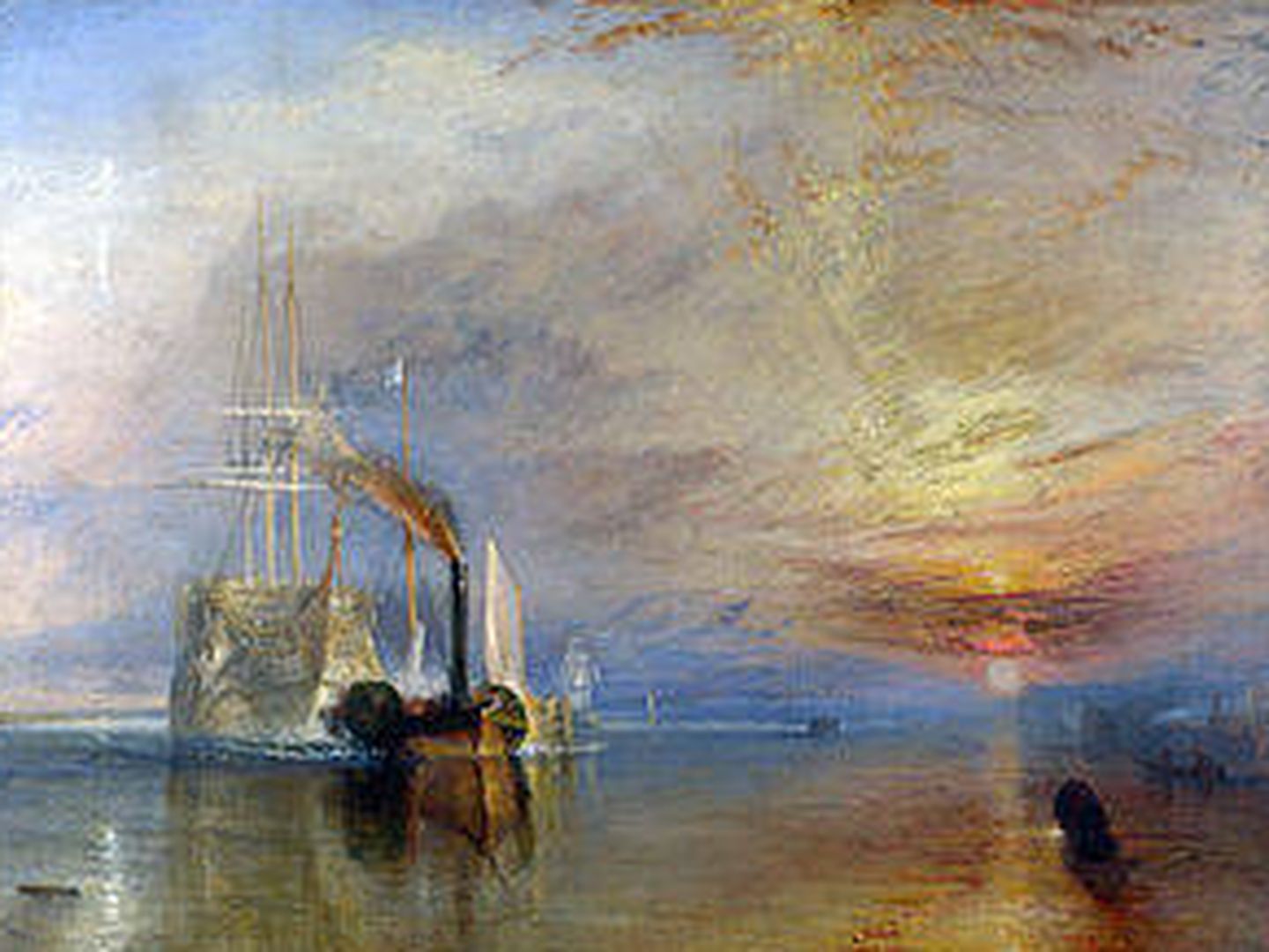 'El Temerario remolcado a su último atraque para el desguace' de J.M.W. Turner.