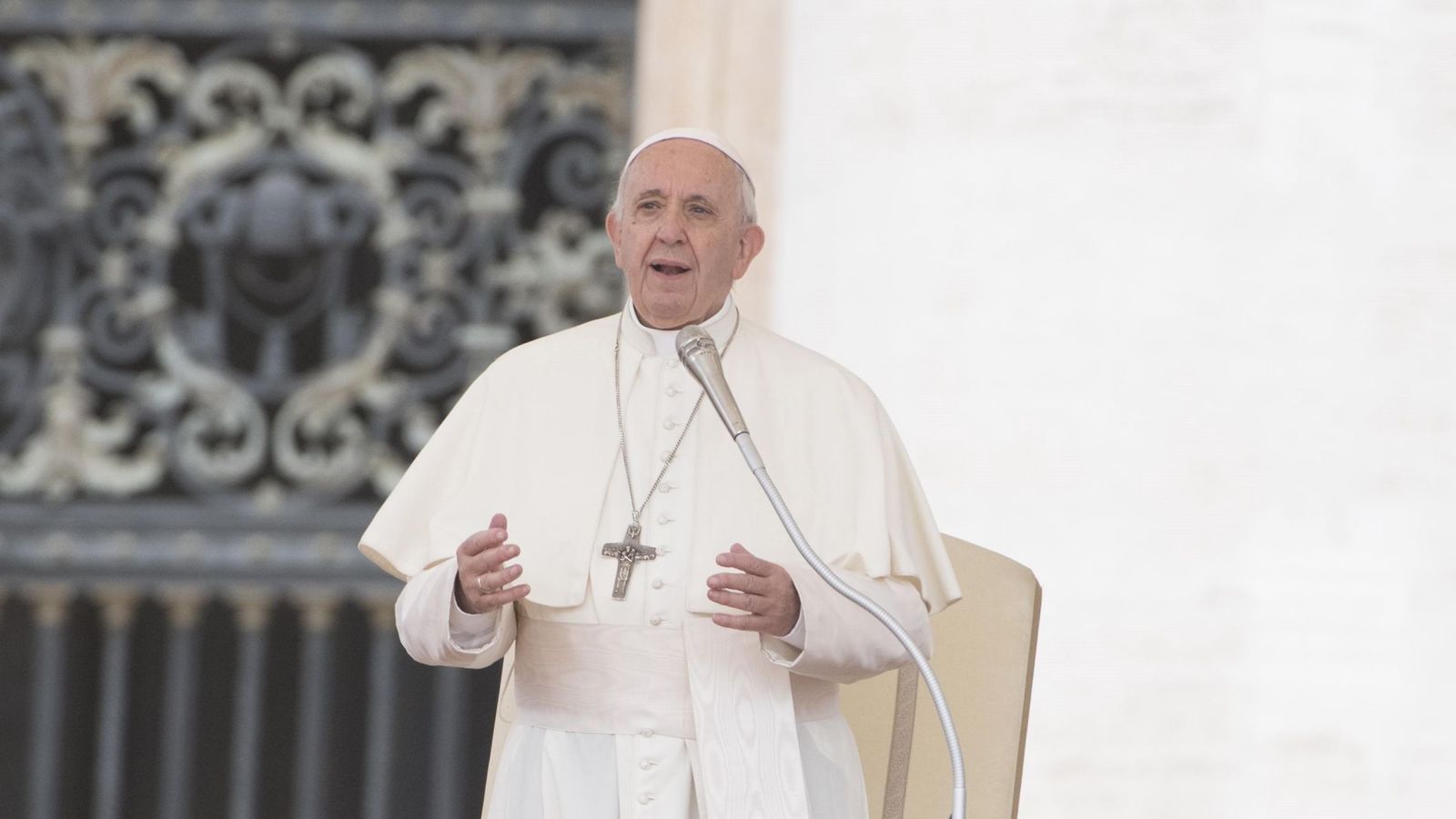 Foto: El papa Francisco, durante la Audiencia General en la Ciudad del Vaticano (EFE/Maurizio Brambatti)