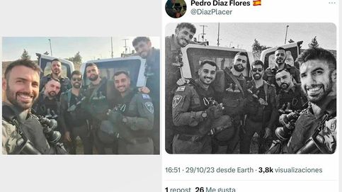 Es el pequeño Nicolás de la guerra: el 'mercenario' español que combate en Israel había trucado sus fotos