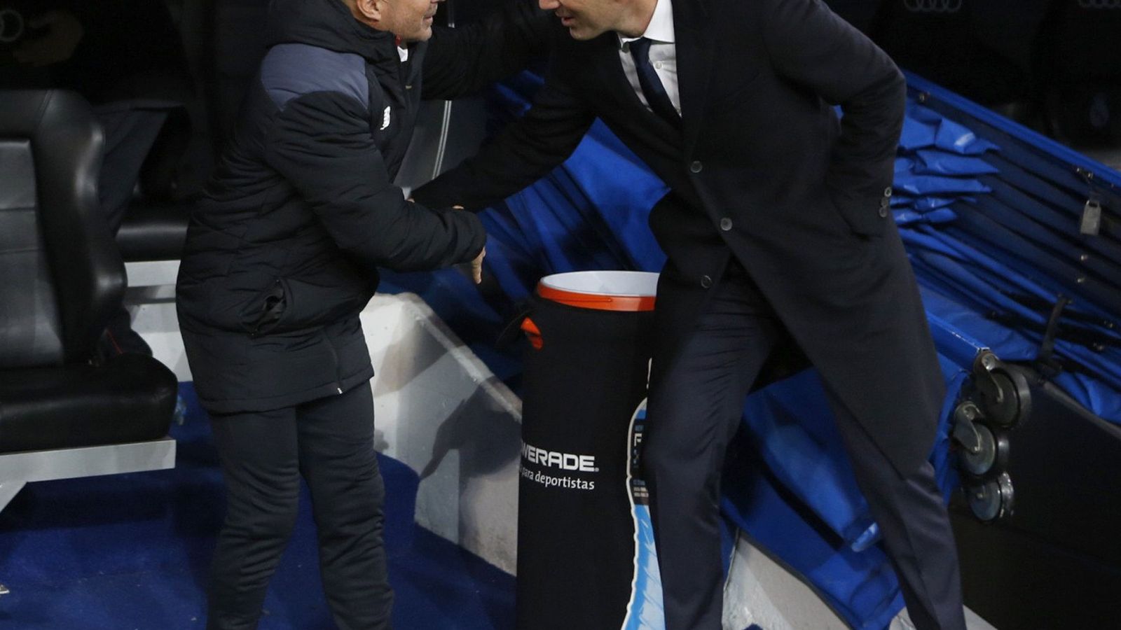 Foto: Sampaoli y Zidane se verán las caras por tercera vez (Javier López/EFE).