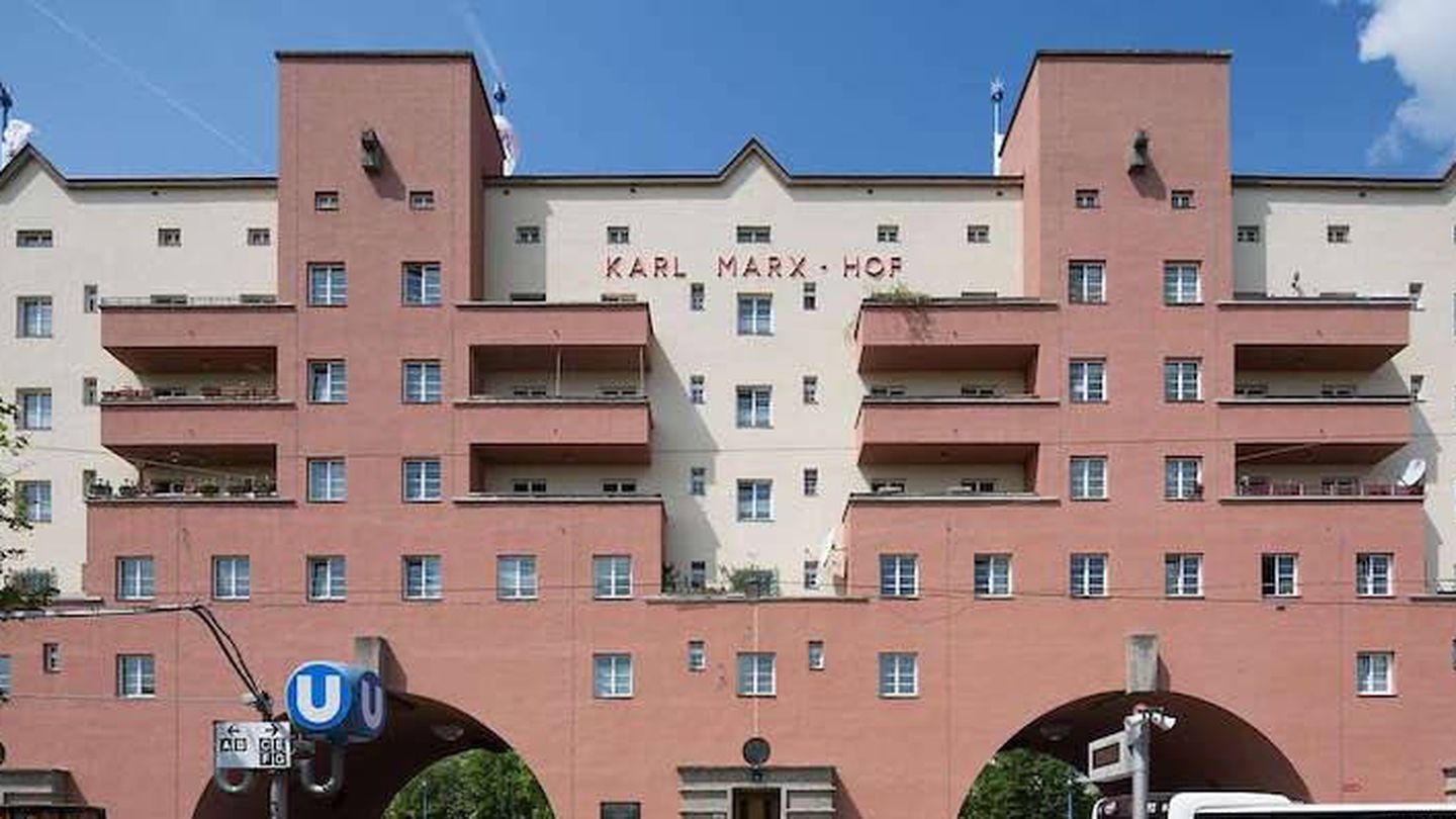 El Karl-Marx-Hof es un famoso complejo de viviendas sociales de Viena. Fotografía: Roland Winkler / ORF.