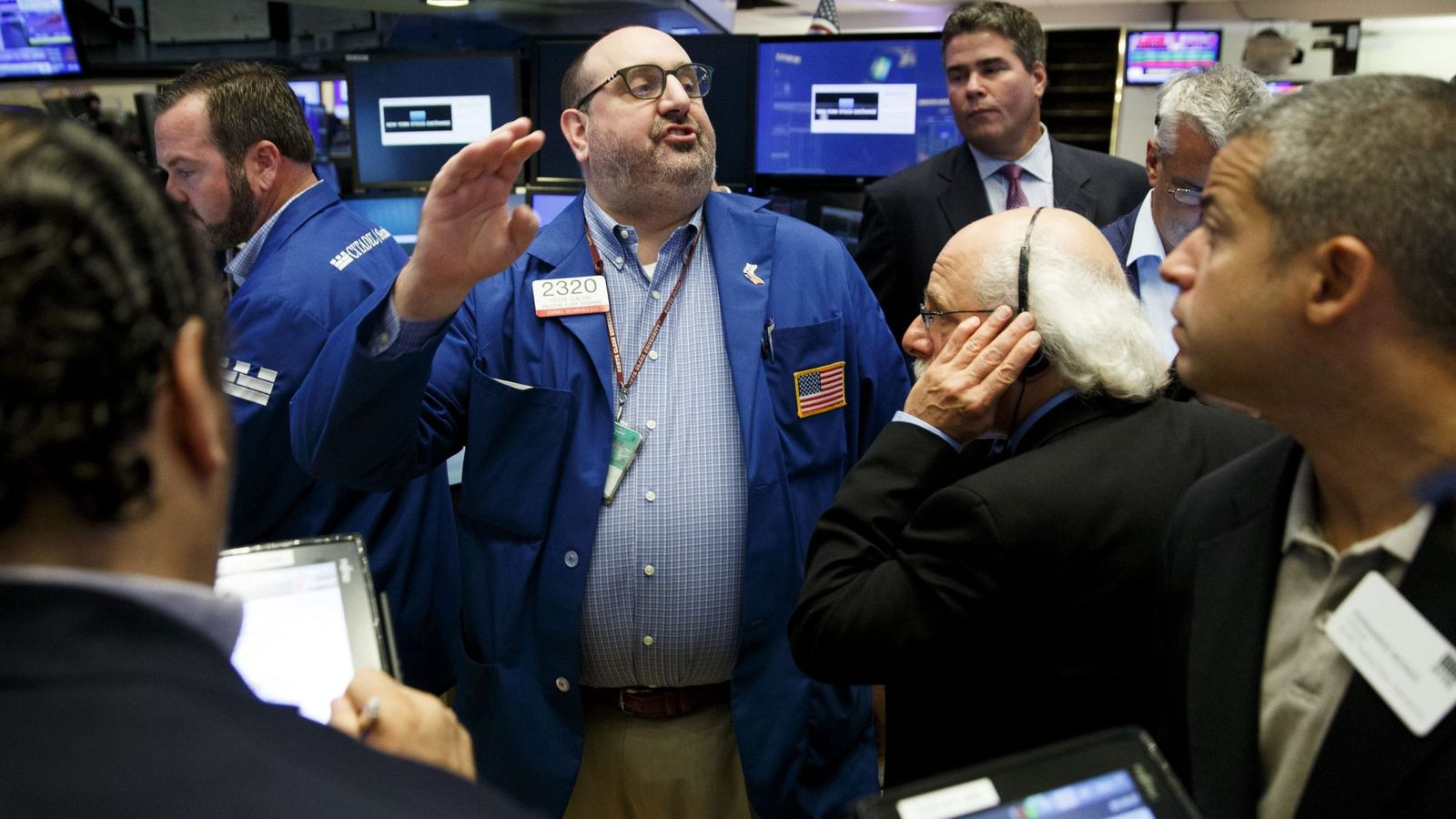 Foto: Agentes de Bolsa en el parqué de Nueva York. (EFE)