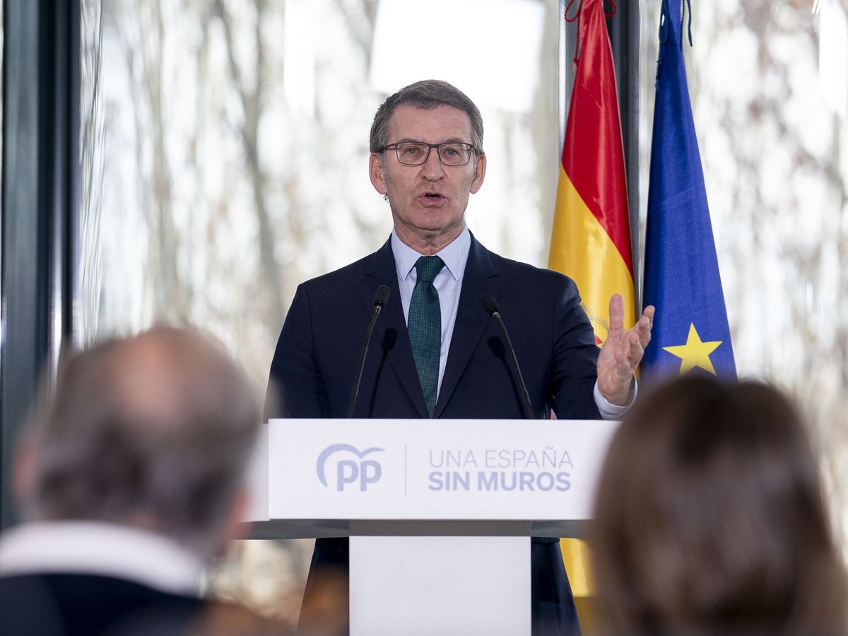 Foto: El presidente del Partido Popular, Alberto Núñez Feijóo. (A. Pérez Meca/Europa Press)