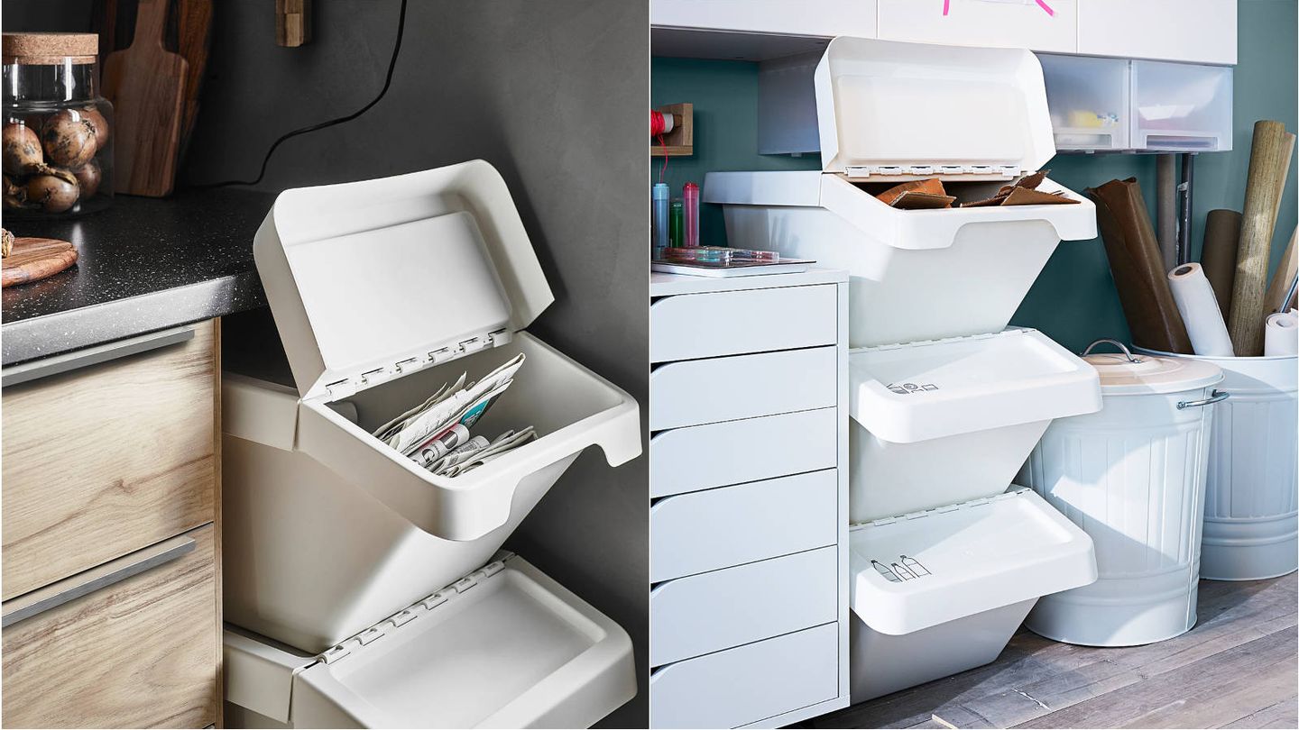 Soluciones para reciclar de Ikea. (Cortesía)