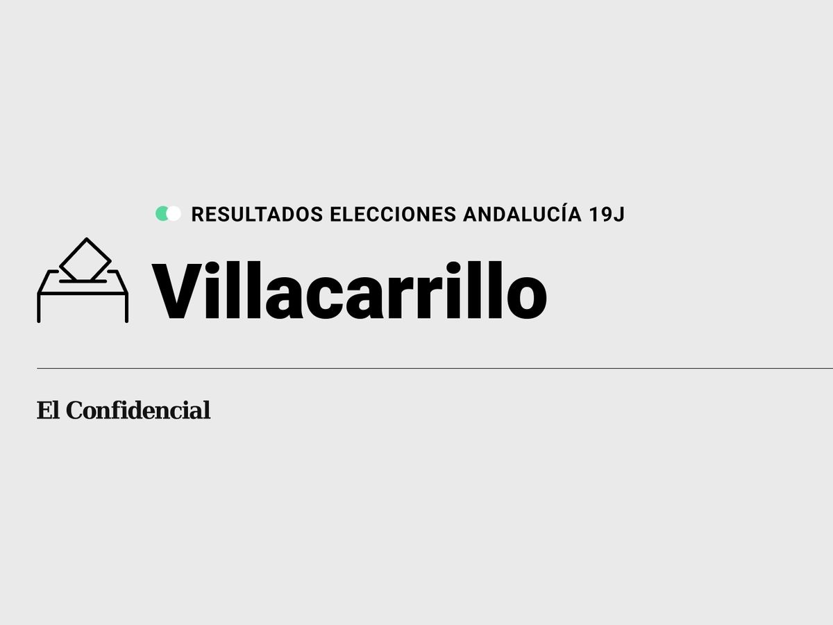 Foto: Resultados en Villacarrillo, Jaén, de las elecciones de Andalucía 2022 este 19-J (C.C./Diseño EC)