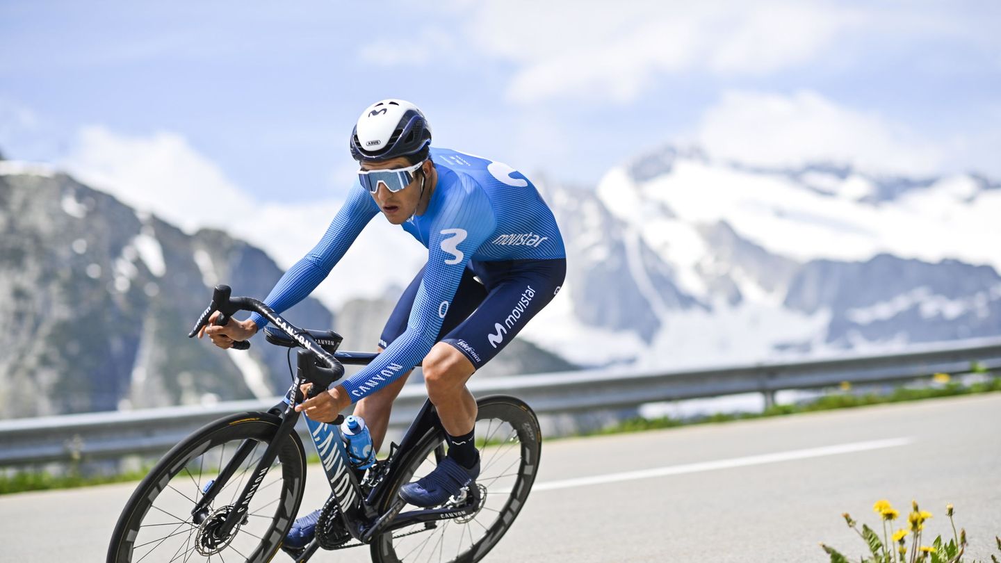 Marc Soler, en una etapa en Suiza. (EFE/Gian Ehrenzeller) 