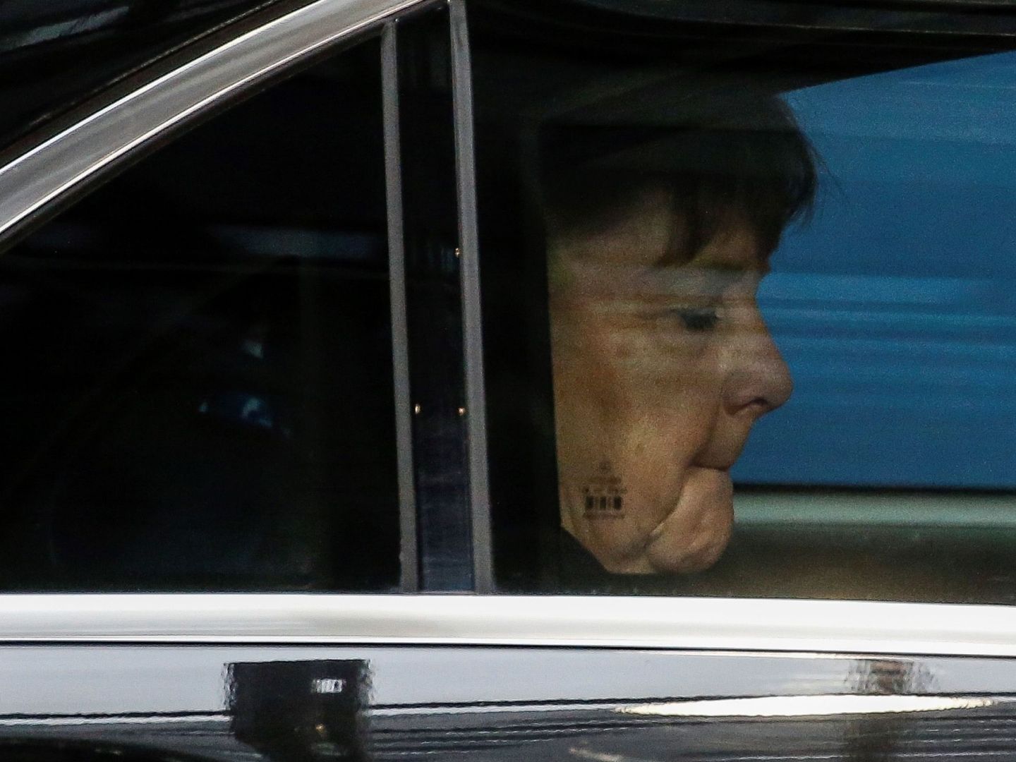 La canciller alemana, Angela Merkel, a su llegada a la cumbre de la Unión Europea. (EFE)