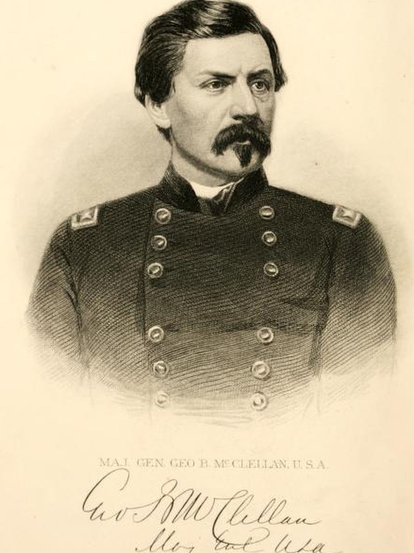 Pinche aquí para leer el informe del general McClellan.