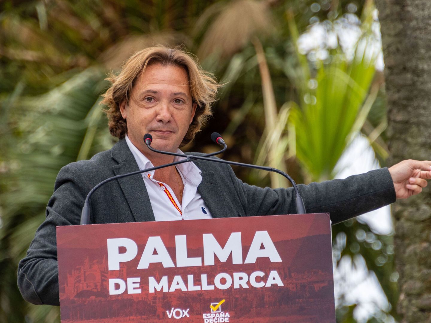 El candidato de Vox en las Islas Baleares, Jorge Campos. (EFE)