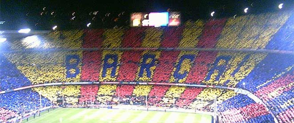 Foto: El Camp Nou lucirá un mosaico gigante con la "senyera" en el Clásico