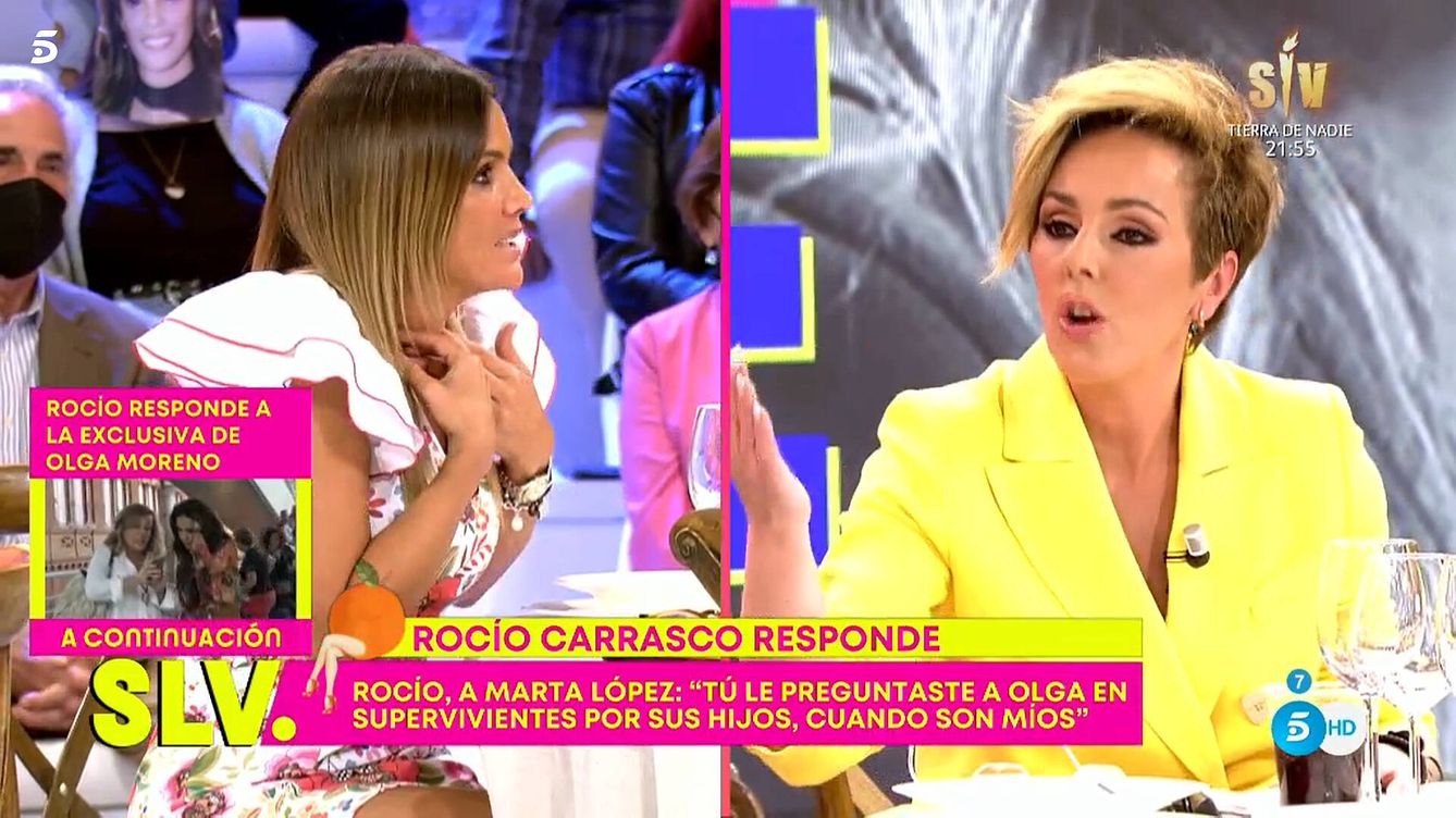 Jorge Javier censura a Marta López por humillar a Rocío Carrasco con sus preguntas