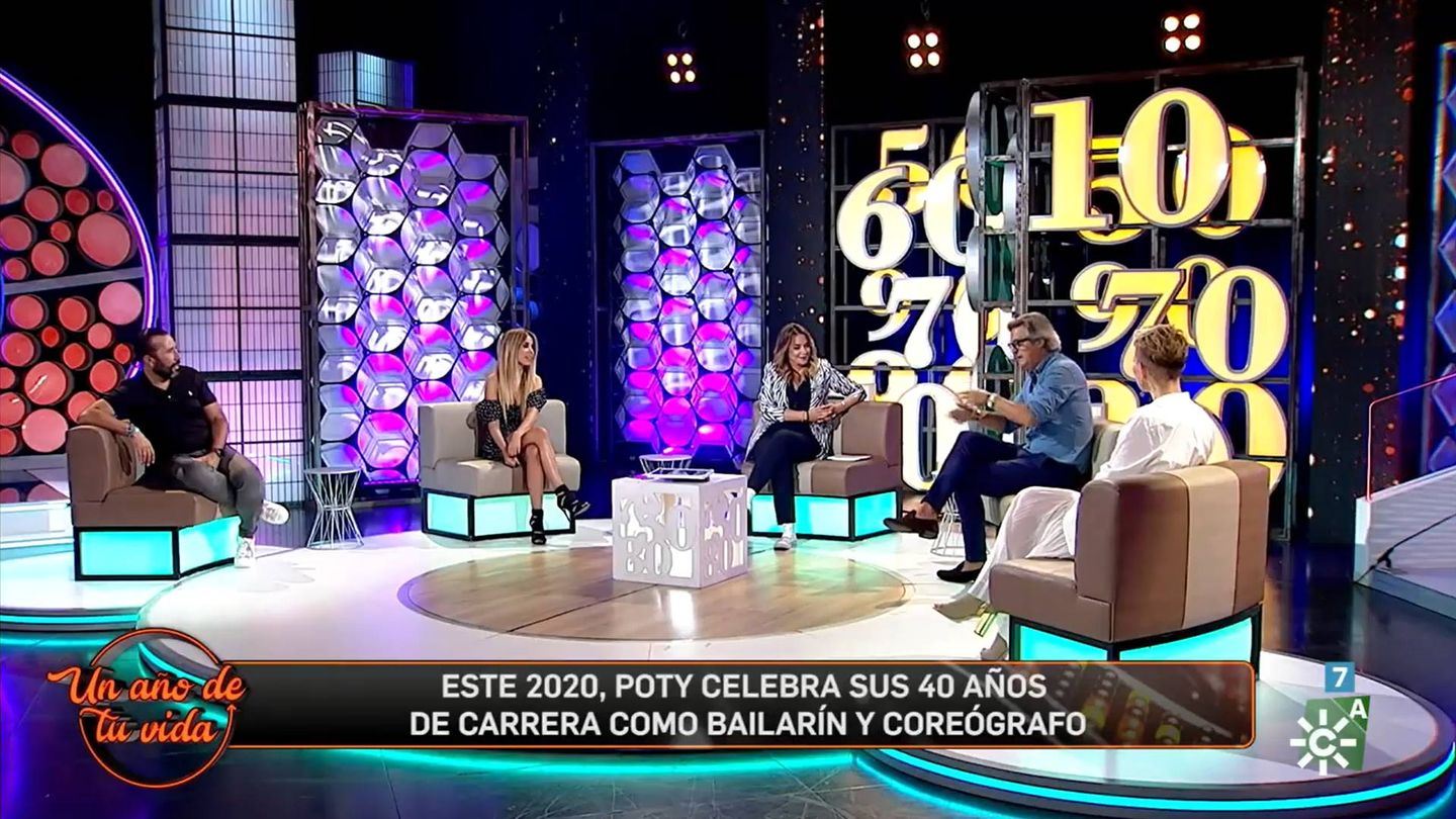 Toñi Moreno y Javier Castillo 'Poty', en 'Un año de tu vida'. (Canal Sur)