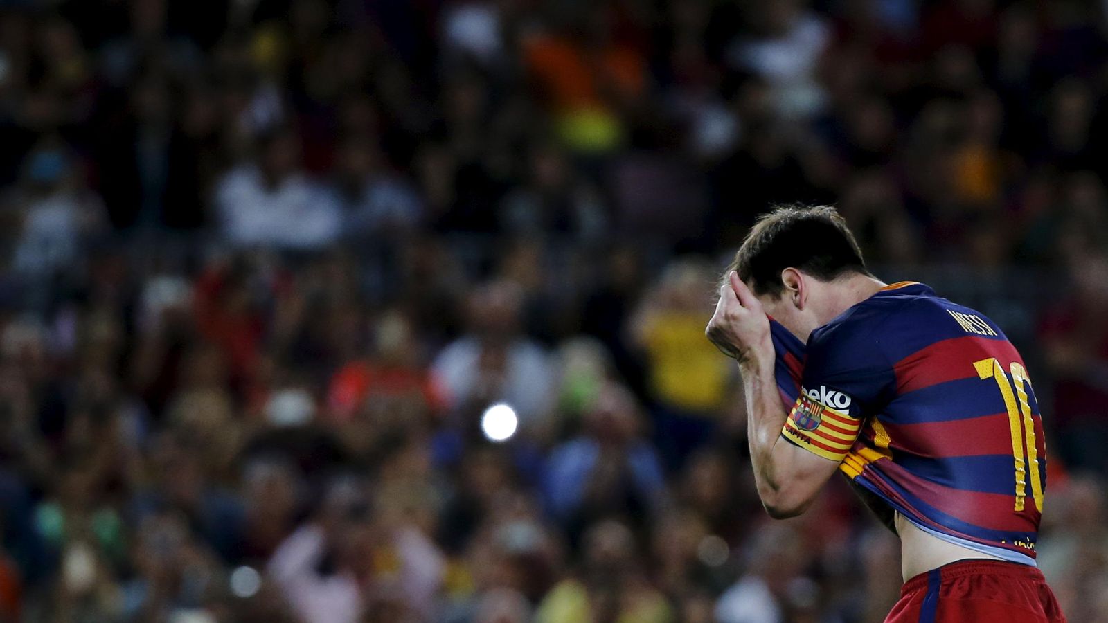 Foto: Messi, durante un partido del Barça. (Reuters)