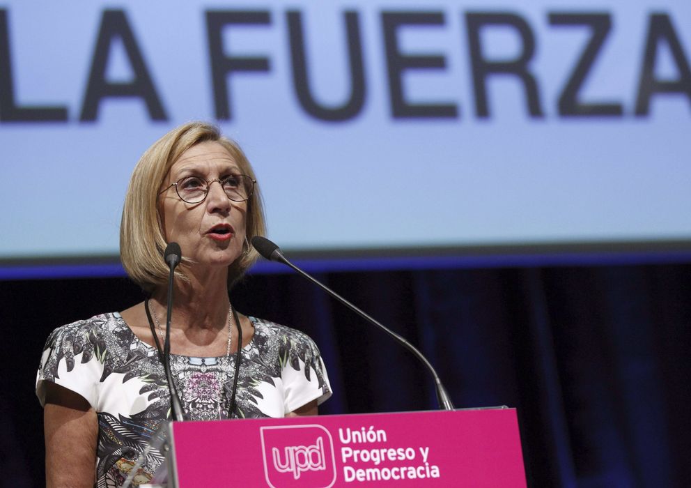 Foto: Rosa Díez, en el Congreso de UPyD. (EFE)