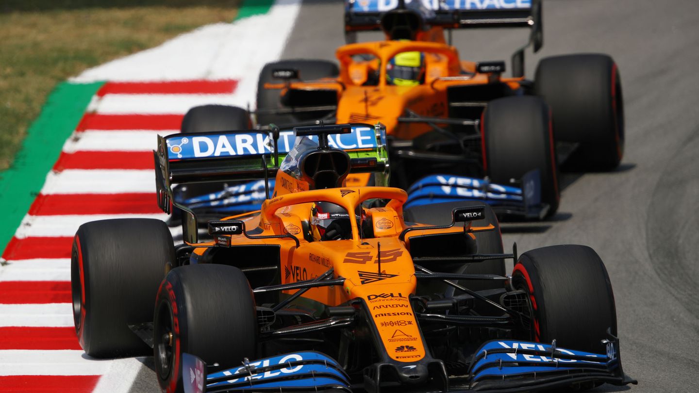 McLaren y sus pilotos han optimizado el rendimiento del MCL35 en la primera parte de la temporada, pero cada vez es más complicado batir a Renault y Racing Point