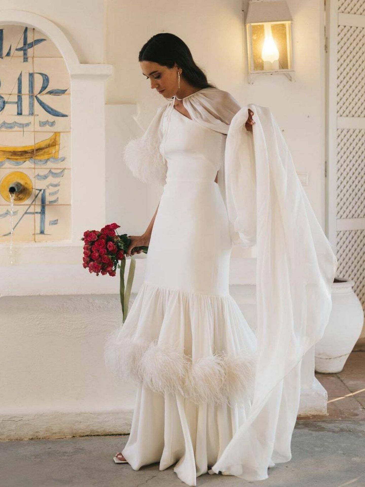 Un vestido de novia de Redondo Brand. (Lorena San José)