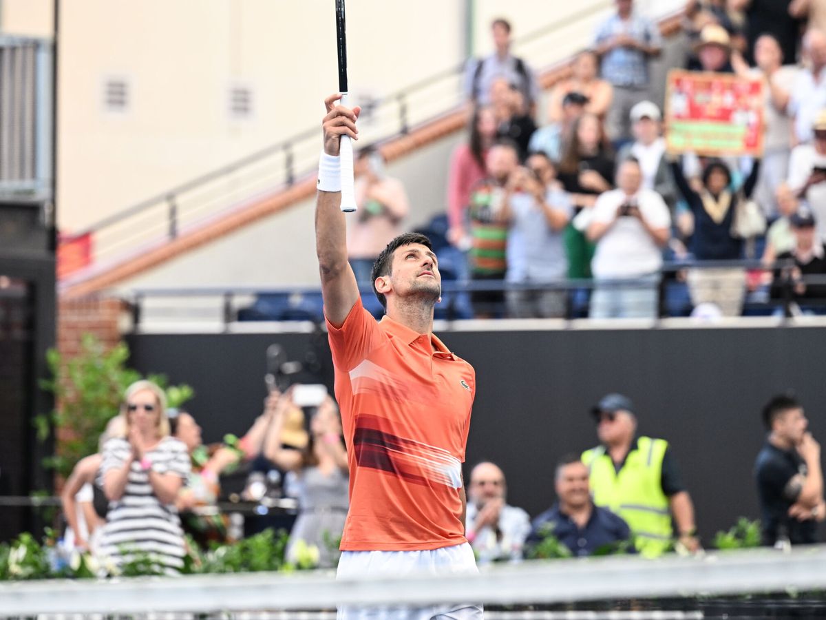 Foto: Novak Djokovic durante el Torneo de Adelaida, en Australia. (EFE/EPA/MICHAEL ERREY).