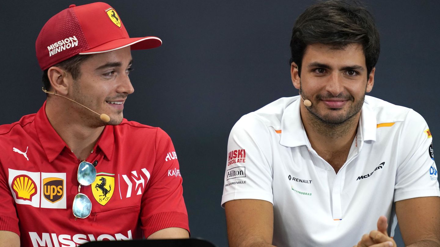 Carlos Sainz tendrá una dura rivalidad con Charles Leclerc en Ferrari. (EFE)