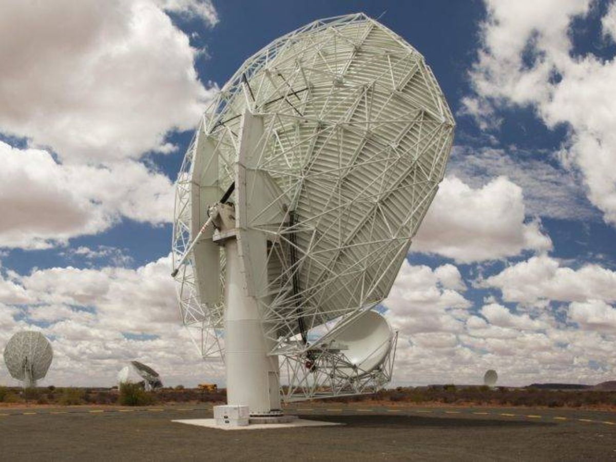 Foto: Así es el radiotelescopio que ha captado la extraña señal (Fuente: SKA Africa)