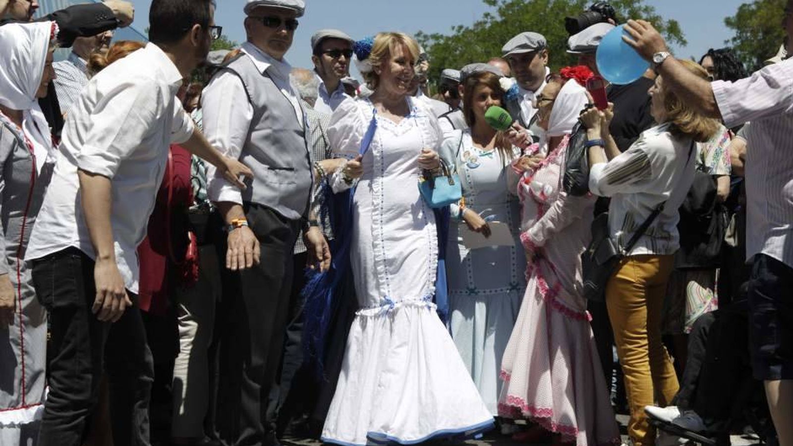 Foto: Esperanza Aguirre, durante la fiesta de San Isidro de 2015. (EFE)