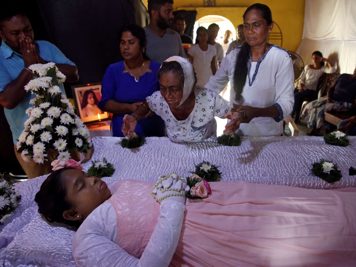 Una de las víctimas de los atentados de Semana Santa en Sri Lanka. (Reuters)