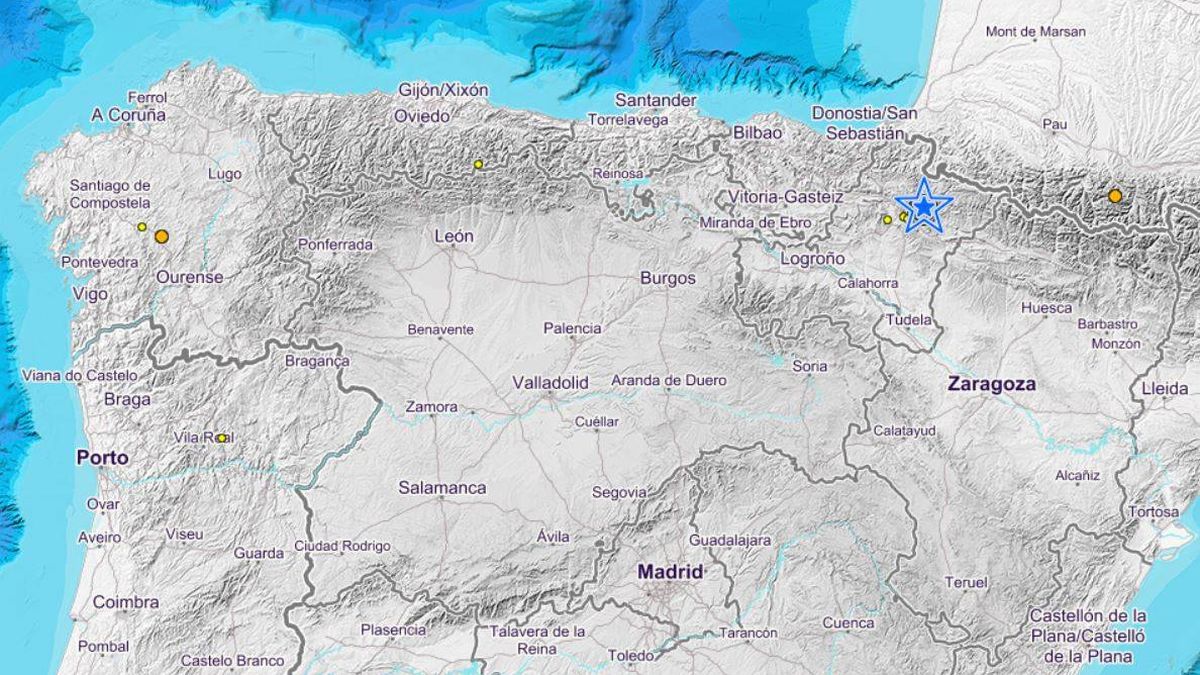 Un terremoto de magnitud 4,6 en Navarra se deja sentir en Huesca, Zaragoza y La Rioja