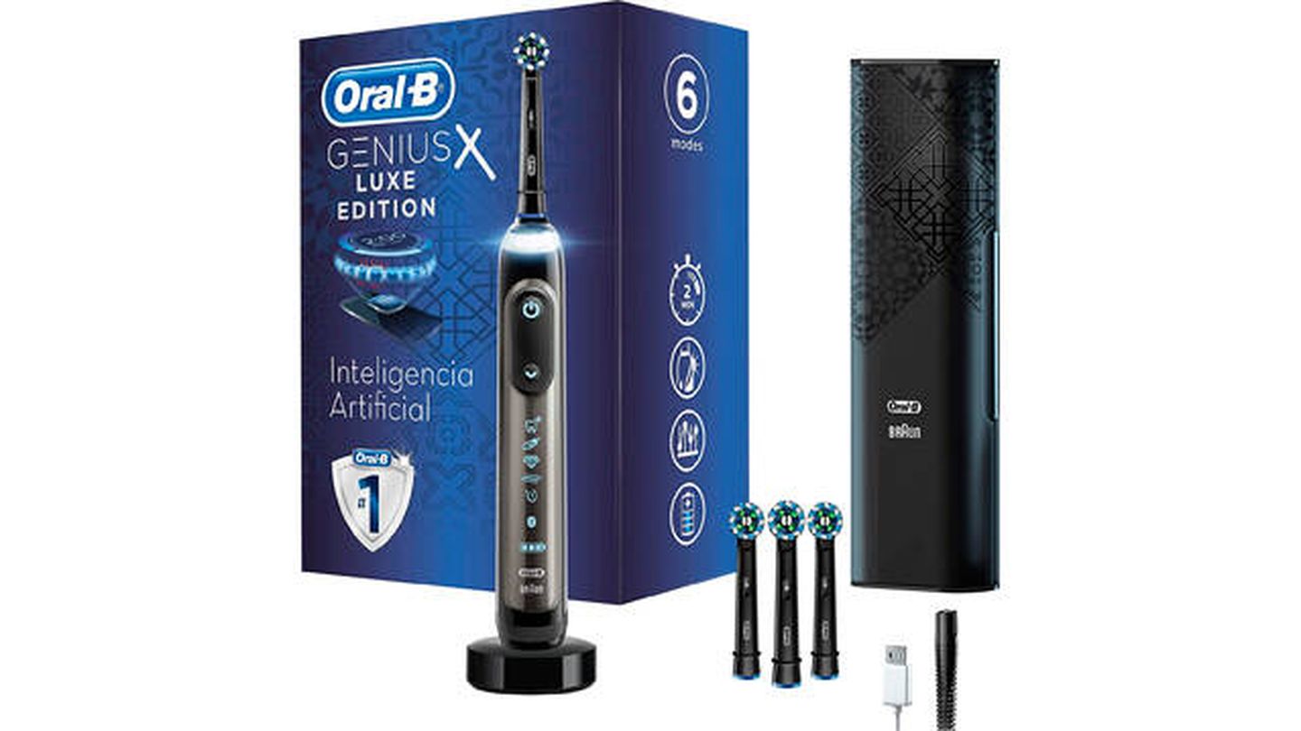 Cepillo de dientes eléctrico Oral-B Genius X 20000 Luxe Edition.