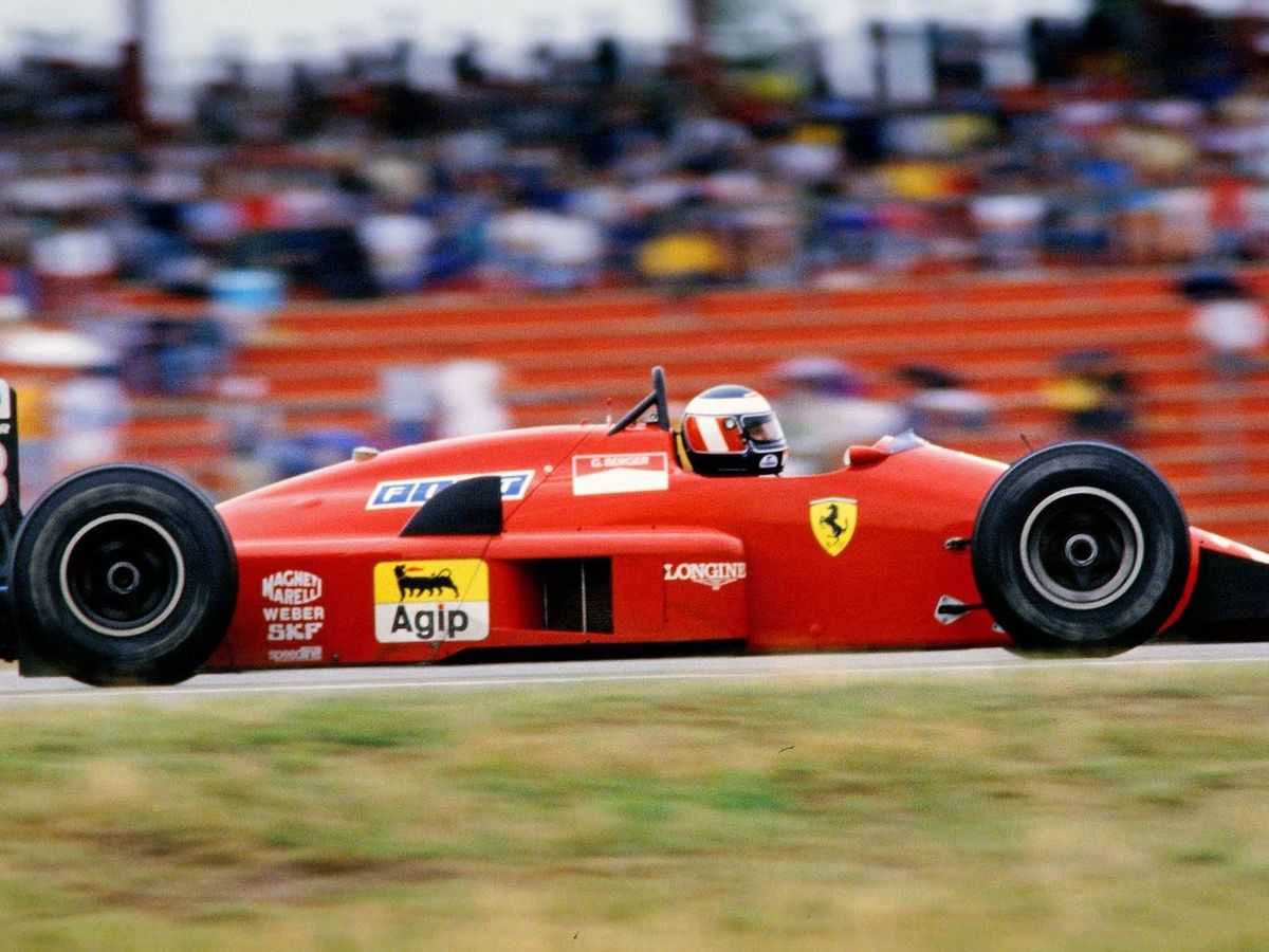 Foto: El Ferrari de 1988 pilotado por Gerhard Berger. (Imago)
