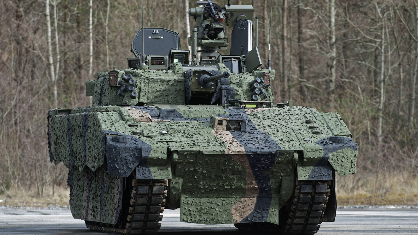 Prototipo del nuevo AFV AJAX para el Ejército británico. (MOD)