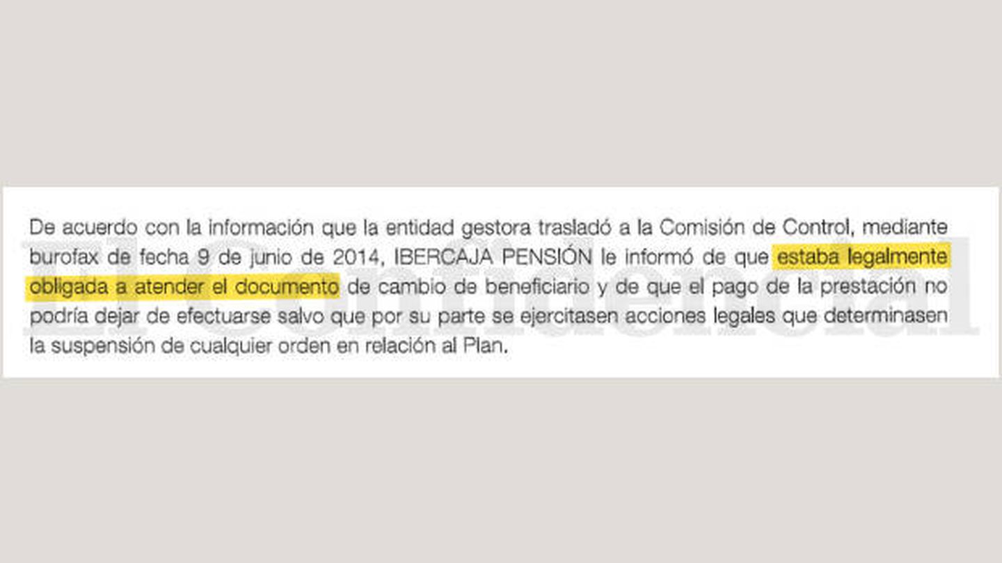 La respuesta de noviembre de 2020 del Banco de España.