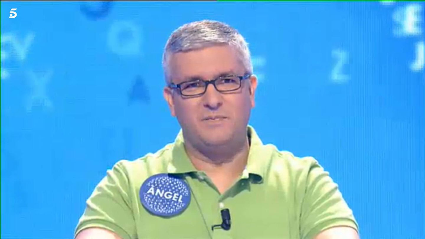 Ángel Saavedra, en 'Pasapalabra'. (Telecinco)