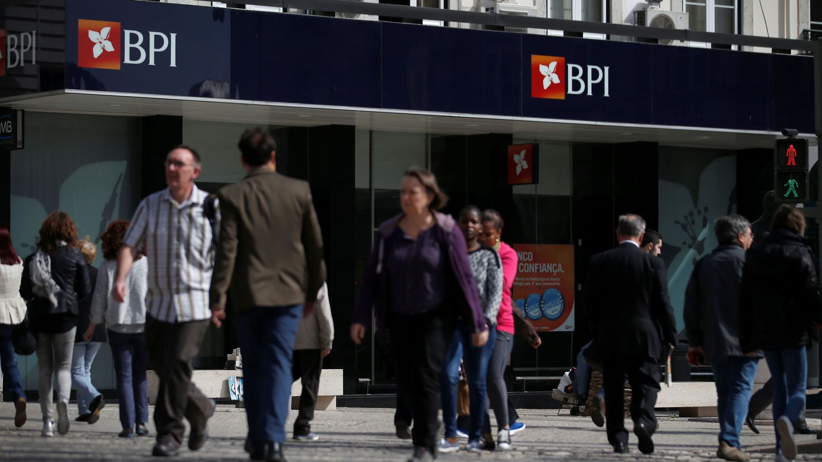 Foto: Oficinas del banco portugues opado por Caixabank BPI. (Reuters)
