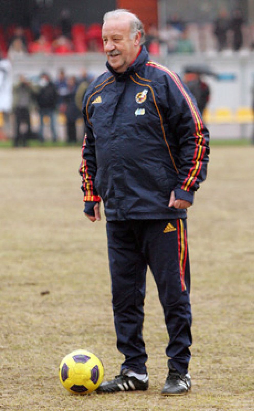 Foto: Del Bosque admite la posibilidad de ir a la Copa América pero que aún "está en remojo"