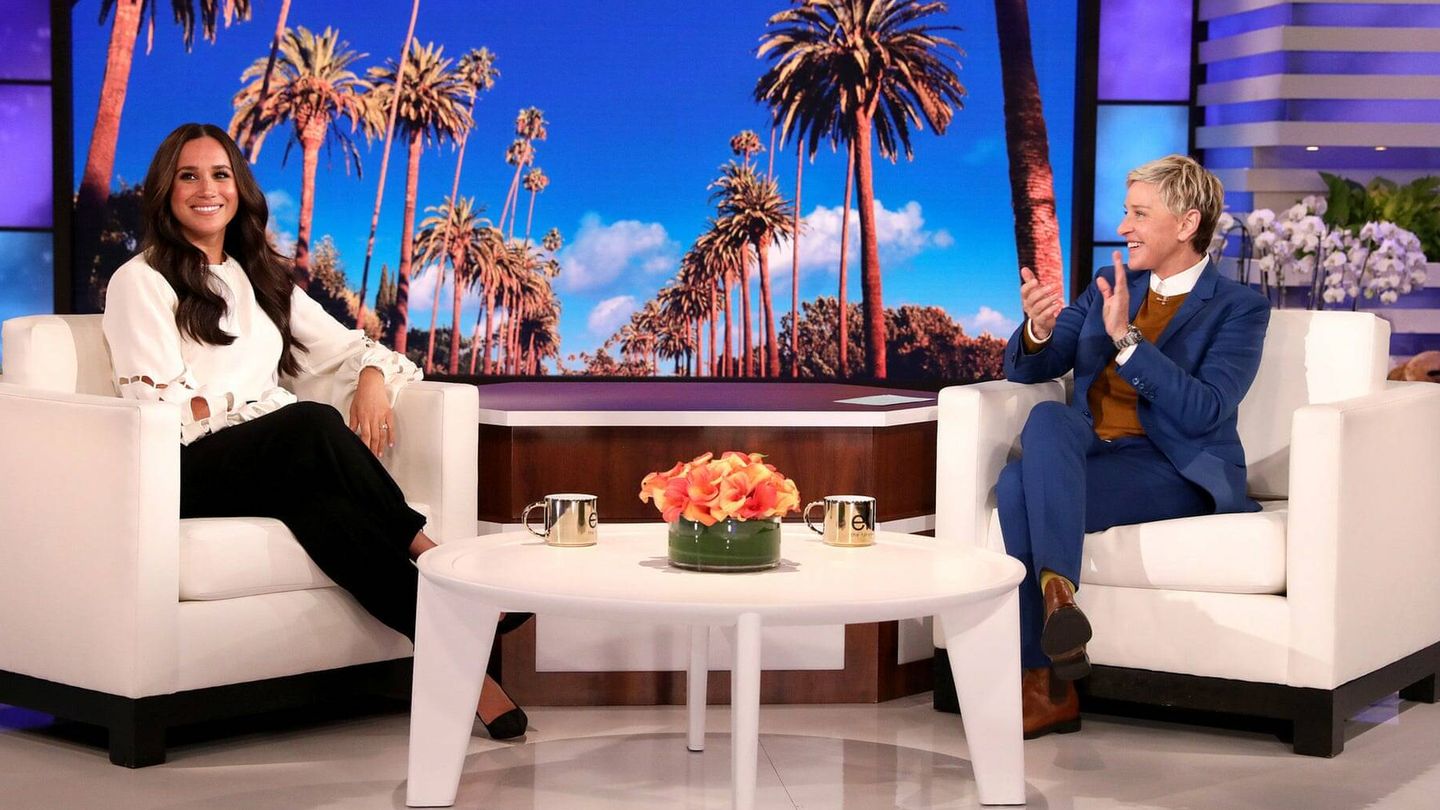 Meghan Markle, durante su participación en 'The Ellen Show'. (NBC)