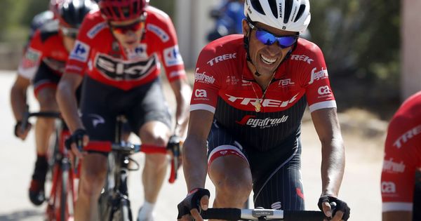 Foto: Alberto Contador y Chris Froome durante la sexta etapa de la Vuelta a España disputada este jueves. (EFE)