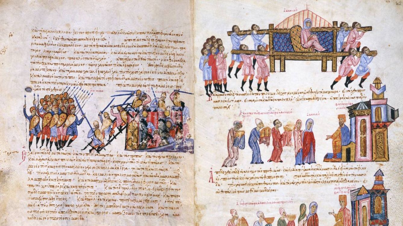 Un 'cómic' antiguo y bizantino: llega el 'Skylitzes Matritensis' a la Biblioteca Nacional