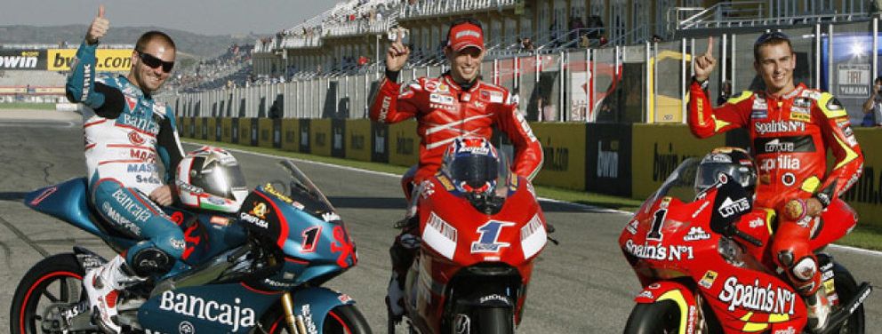 Foto: Faubel gana en 125cc, pero Talmacsi logra el Mundial, y Pedrosa, subcampeón en MotoGP