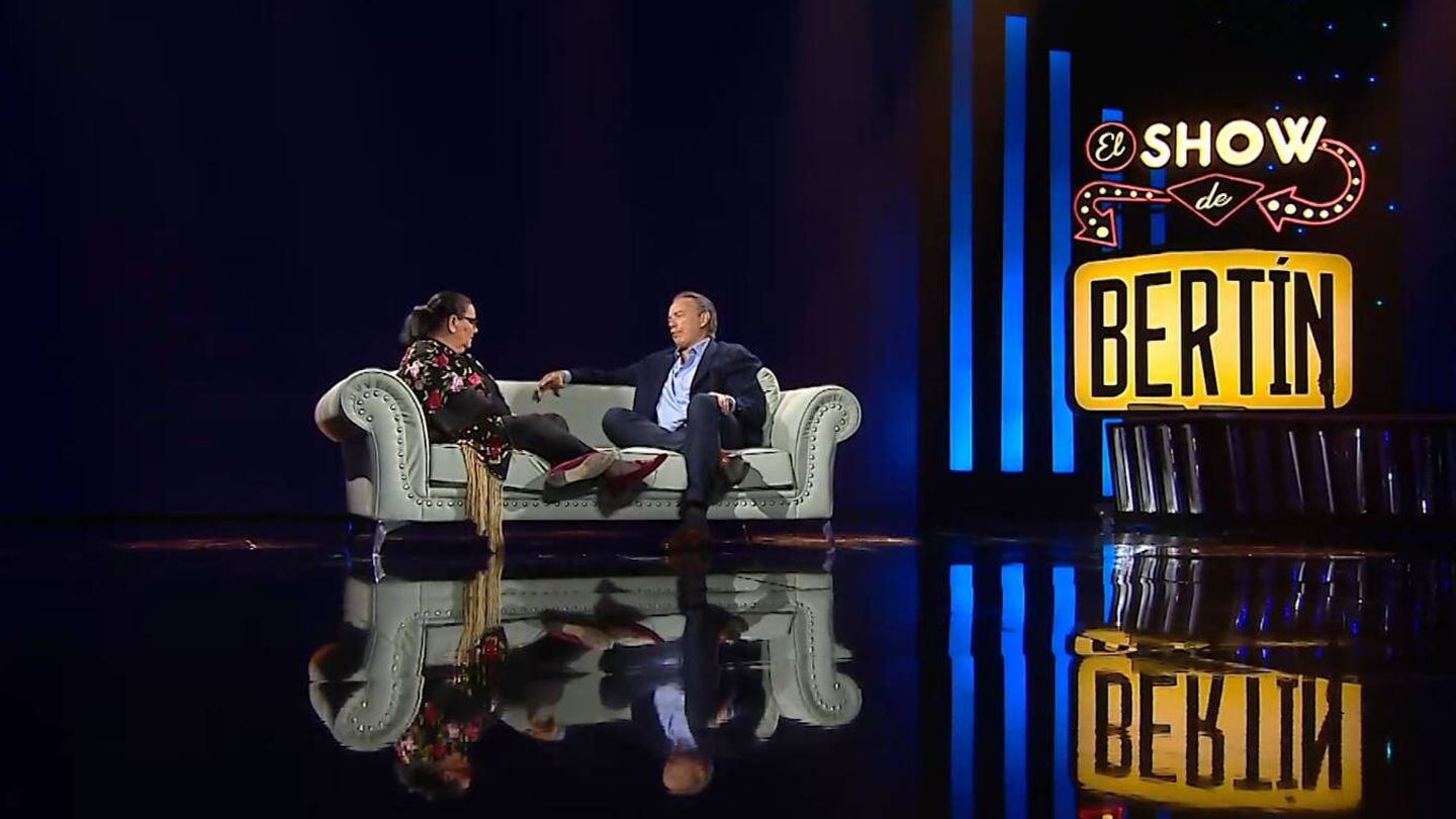 María del Monte y Bertín Osborne en 'El show de Bertín'. (Canal Sur)