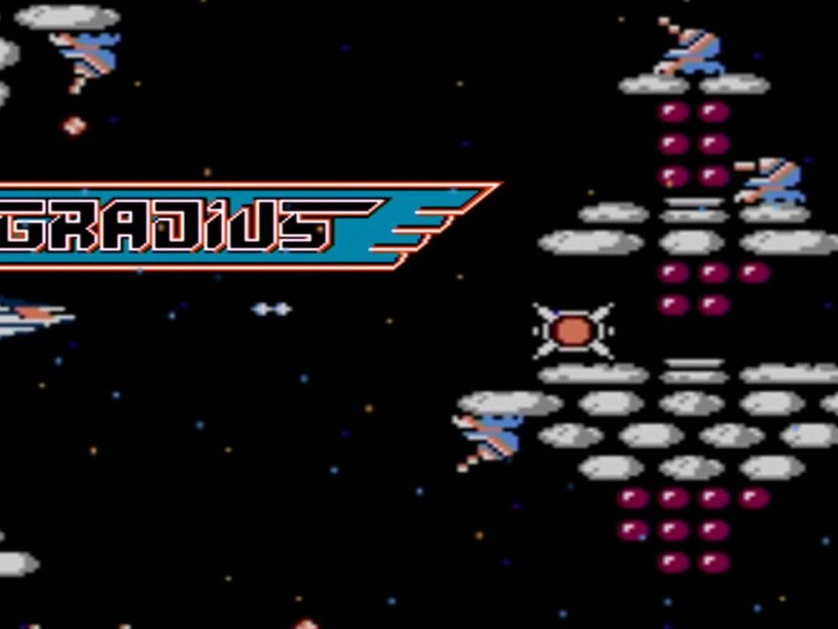 Foto: Captura del videojuego Gradius, primero en adoptar el código Konami. Foto: Nintendo