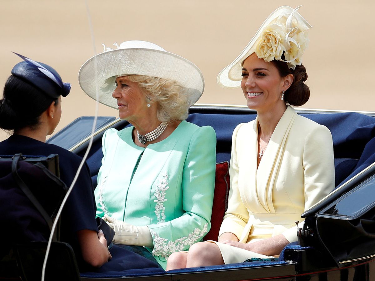 Foto: Camilla Parker y Kate Middleton, en el Trooping the Colour 2019. (Reuters)