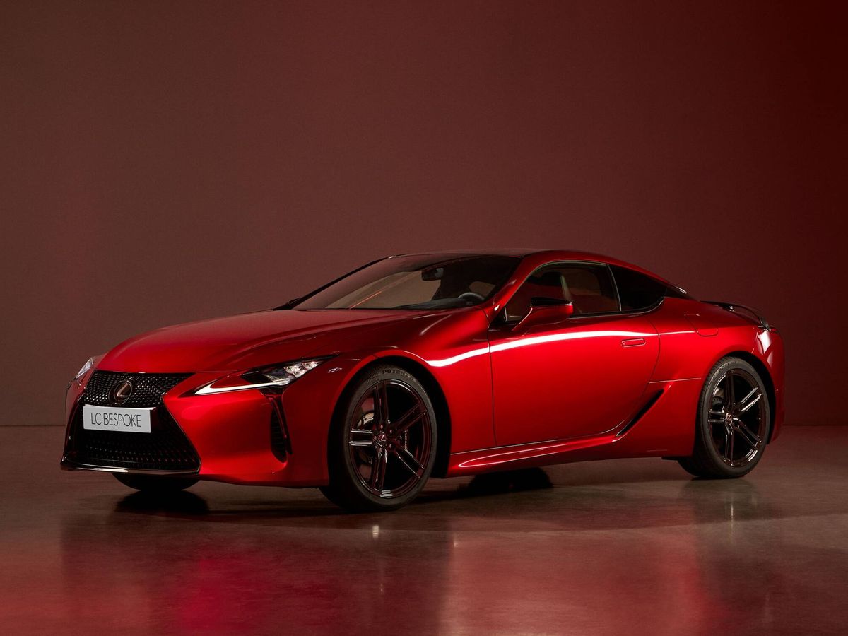 Foto: El nuevo LC 500 V8 Bespoke Carbon solo se ofrece en color Rojo Sonic. (Lexus)